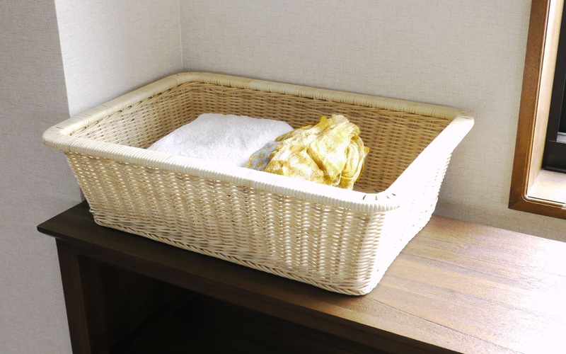 GK505N/GK505HR ラタン 脱衣カゴ | 【SR-net】Sunflower Rattanの卸