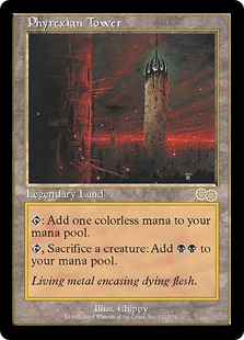 買取：《ファイレクシアの塔/Phyrexian Tower》[USG] 土地R | 日本最大