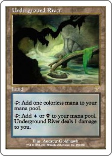 買取：《地底の大河/Underground River》[DKM] 土地R | 日本最大級 MTG