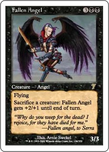 堕天使/Fallen Angel》[7ED] 黒R | 日本最大級 MTG通販サイト「晴れる屋」