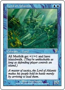 アトランティスの王/Lord of Atlantis》[7ED] 青R | 日本最大級 MTG