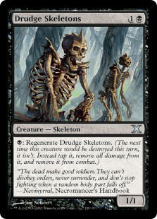 Foil】《蠢く骸骨/Drudge Skeletons》[10ED] 黒U | 日本最大級 MTG通販