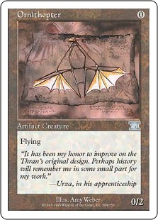 Foil】《羽ばたき飛行機械/Ornithopter》[10ED] 茶U | 日本最大級 MTG