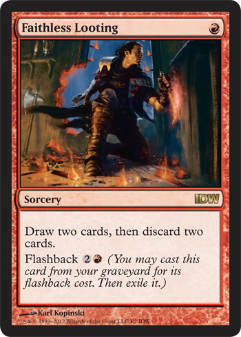 買取：(101)□日本画□《信仰無き物あさり/Faithless Looting》[STA-JP