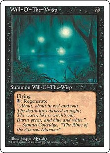 □黒枠□《鬼火/Will-o'-the-Wisp》[4EDBB] 黒R | 日本最大級 MTG通販
