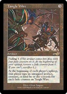 Foil】《からみつく鉄線/Tangle Wire》[NEM] 茶R | 日本最大級 MTG通販