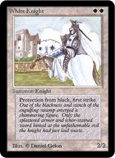 白騎士/White Knight》[LEA] 白U | 日本最大級 MTG通販サイト「晴れる屋」