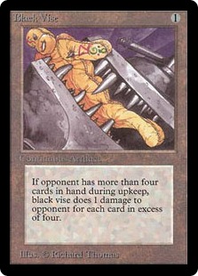 黒の万力/Black Vise》[LEA] 茶U | 日本最大級 MTG通販サイト「晴れる屋」