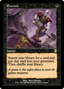 Foil】《納墓/Entomb》[ODY] 黒R | 日本最大級 MTG通販サイト「晴れる屋」