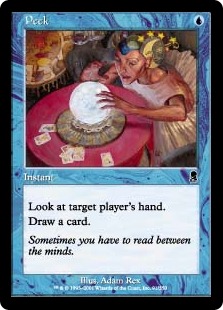 Foil】《のぞき見/Peek》[ODY] 青C | 日本最大級 MTG通販サイト