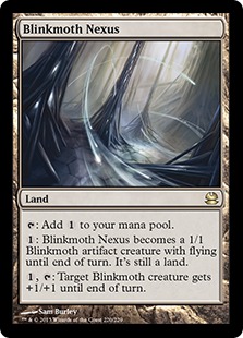 ちらつき蛾の生息地/Blinkmoth Nexus》[MMA] 土地R | 日本最大級 MTG