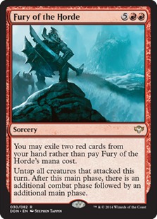 大群の怒り/Fury of the Horde》[CSP] 赤R | 日本最大級 MTG通販サイト