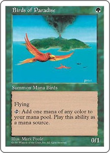 極楽鳥/Birds of Paradise》[5ED] 緑R | 日本最大級 MTG通販サイト