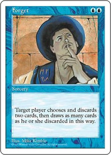 忘却/Forget》[5ED] 青R | 日本最大級 MTG通販サイト「晴れる屋」