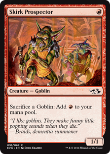 スカークの探鉱者/Skirk Prospector》[DOM] 赤C | 日本最大級 MTG通販