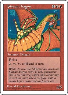 Foil】《シヴ山のドラゴン/Shivan Dragon》[7ED] 赤R | 日本最大級 MTG
