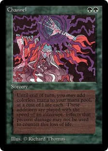 Foil】(113)□日本画□《チャネル/Channel》※ドラフト・セット