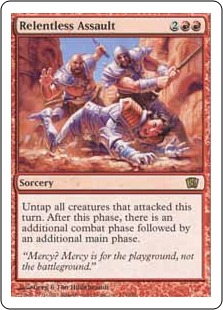 Foil】《連続突撃/Relentless Assault》[10ED] 赤R | 日本最大級 MTG