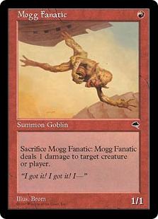モグの狂信者/Mogg Fanatic》[TMP] 赤C | 日本最大級 MTG通販サイト
