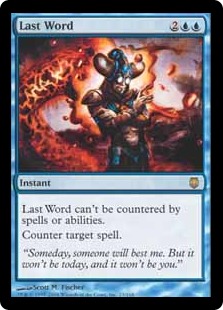 Foil】《最後の言葉/Last Word》[DST] 青R | 日本最大級 MTG通販サイト