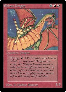 シヴ山のドラゴン/Shivan Dragon》[LEA] 赤R | 日本最大級 MTG通販