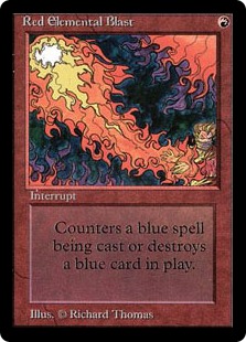 赤霊破/Red Elemental Blast》[LEA] 赤C | 日本最大級 MTG通販サイト