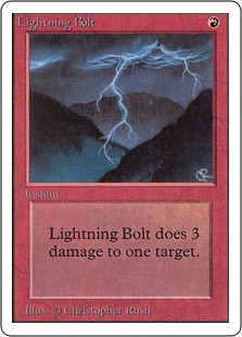 稲妻/Lightning Bolt》[2ED] 赤C | 日本最大級 MTG通販サイト「晴れる屋」