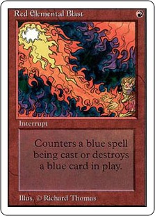 赤霊破/Red Elemental Blast》[4ED] 赤C | 日本最大級 MTG通販サイト