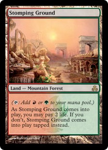 踏み鳴らされる地/Stomping Ground》[GPT] 土地R | 日本最大級 MTG通販