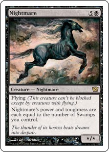 夢魔/Nightmare》[10ED] 黒R | 日本最大級 MTG通販サイト「晴れる屋」