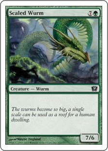 甲鱗のワーム/Scaled Wurm》[5ED] 緑C | 日本最大級 MTG通販サイト
