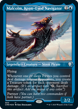 エッチング・Foil】(560)《鋭い目の航海士、マルコム/Malcolm, Keen