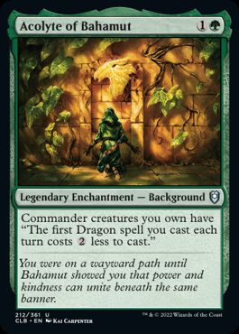 212)《バハムートの侍祭/Acolyte of Bahamut》[CLB] 緑U | 日本最大級