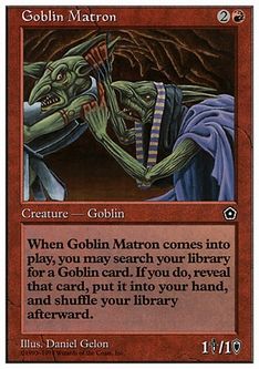 Foil】《ゴブリンの女看守/Goblin Matron》[7ED] 赤U | 日本最大級 MTG