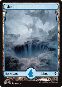 Foil】(259)□フルアート□《島/Island》[BFZ] 土地 | 日本最大級 MTG