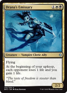 ドラーナの使者/Drana's Emissary》[BFZ] 金U | 日本最大級 MTG通販