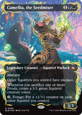 レイズド・Foil】(346)□ボーダーレス□《種選奴、カメリア/Camellia