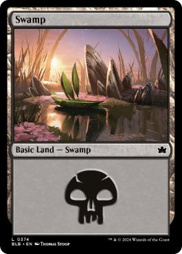 Foil】(374)《沼/Swamp》[BLB] 土地 | 日本最大級 MTG通販サイト