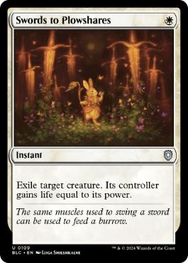 109)《剣を鍬に/Swords to Plowshares》[BLC] 白U | 日本最大級 MTG