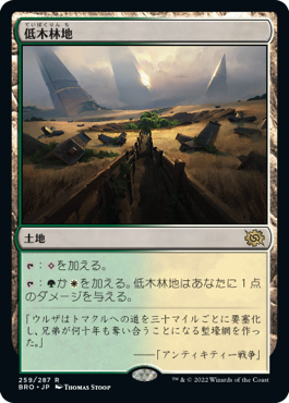 259)《低木林地/Brushland》[BRO] 土地R | 日本最大級 MTG通販サイト
