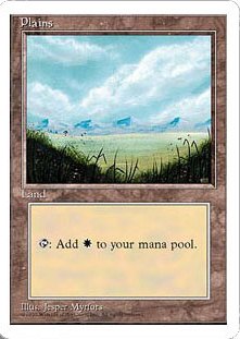 B)《平地/Plains》[4ED] 土地 | 日本最大級 MTG通販サイト「晴れる屋」