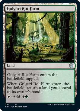 ゴルガリの腐敗農場/Golgari Rot Farm》[C13] 土地C | 日本最大級 MTG