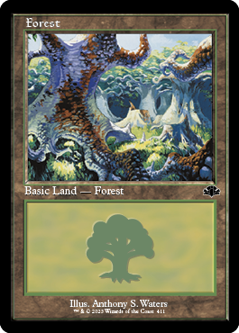 411)□旧枠□《森/Forest》[DMR] 土地 | 日本最大級 MTG通販サイト