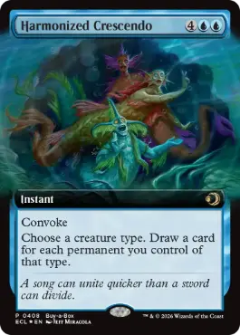 MTG 調和した大合唱/Harmonized Crescendo【Foil】 フラクチャーFOIL