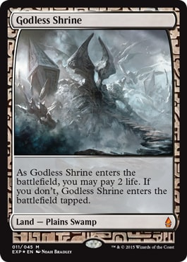 Godless Shrine 神無き祭殿 FOIL 011/045 MTG Foil】《神無き祭殿