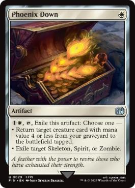 Foil】(029)《フェニックスの尾/Phoenix Down》[FIN] 白U | 日本最大級