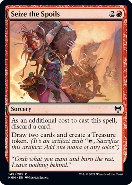 Foil】(149)《戦利品奪取/Seize the Spoils》[KHM] 赤C | 日本最大級