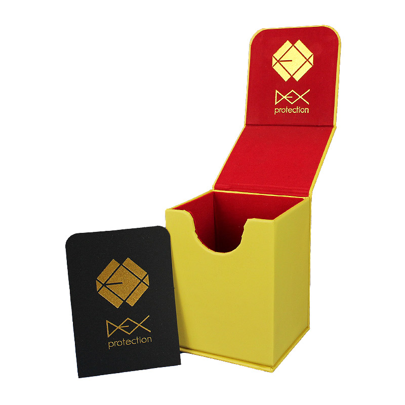 晴れる屋オリジナルデッキケース (イエロー) DEX Protection社製