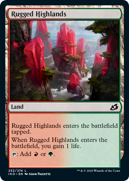岩だらけの高地/Rugged Highlands》[FRF] 土地C | 日本最大級 MTG通販
