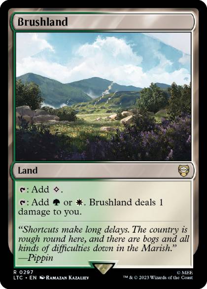 低木林地/Brushland》[ICE] 土地R | 日本最大級 MTG通販サイト「晴れる屋」